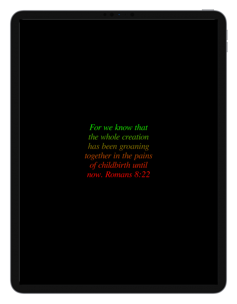 Romans 8 22