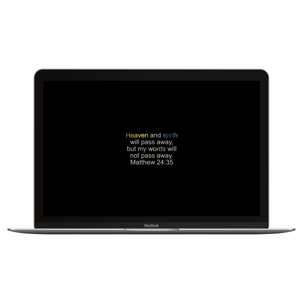 Matthew 24:35 by Biblical Wallpapers Matthew 24:35 by Biblical Wallpapers
