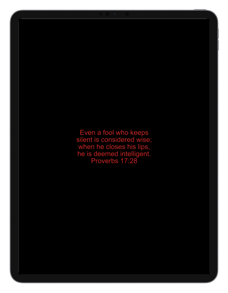 Proverbs 17:28 by Biblical Wallpapers Proverbs 17:28 by Biblical Wallpapers