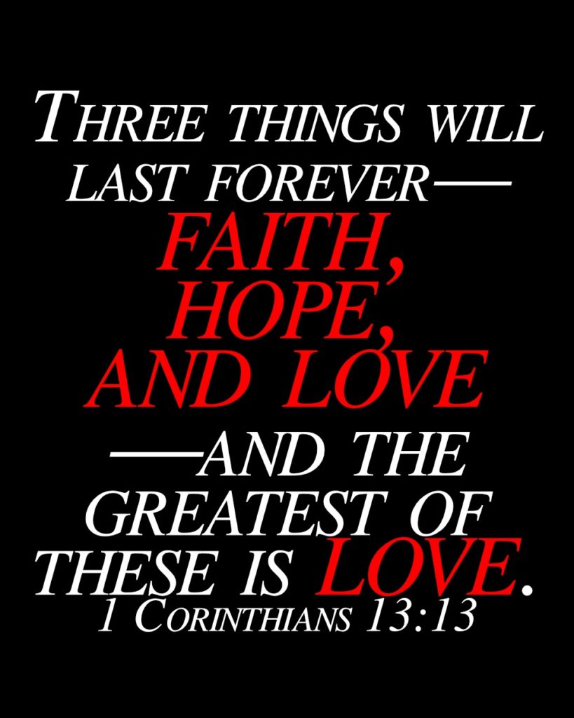 1 Corinthians 13:13