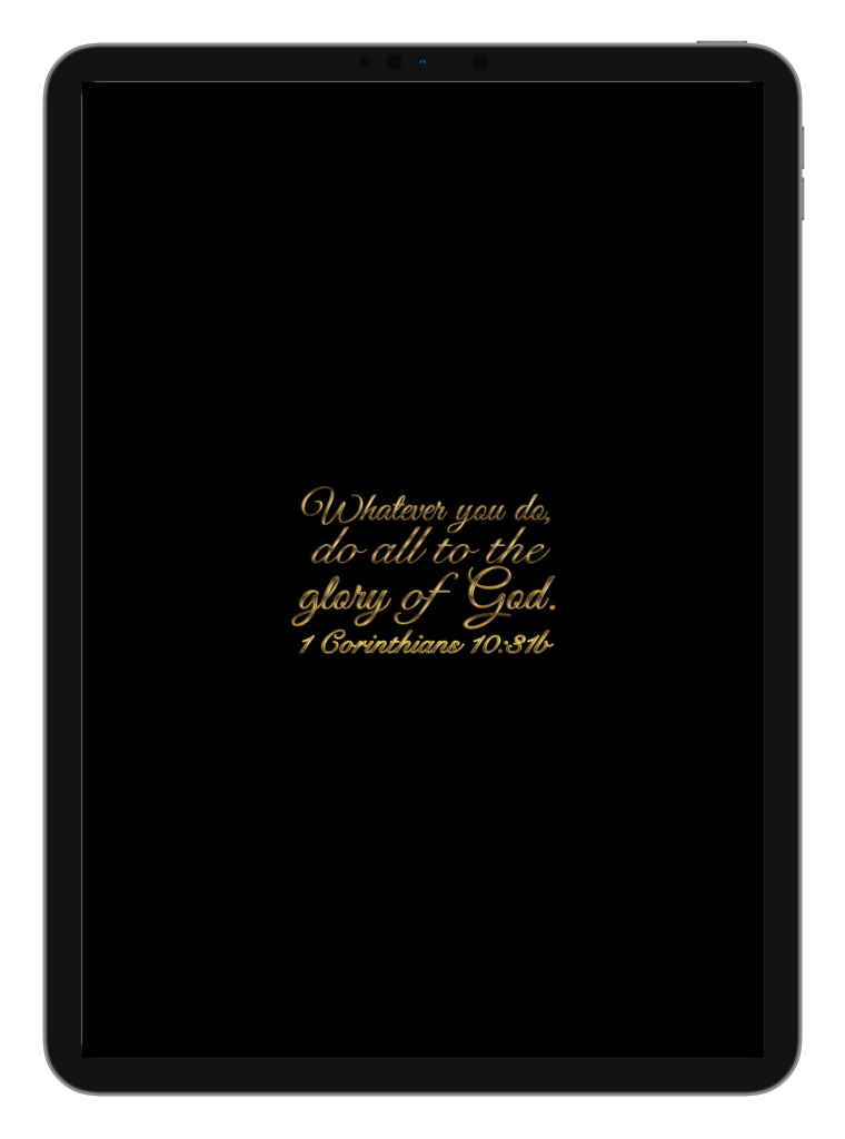 Luke 2:10-11 1 Corinthians 10:31b