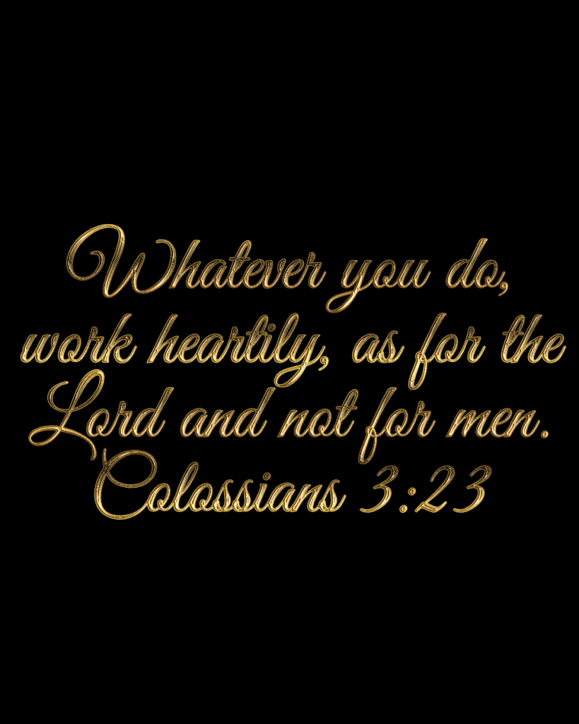 Colossians 3:23