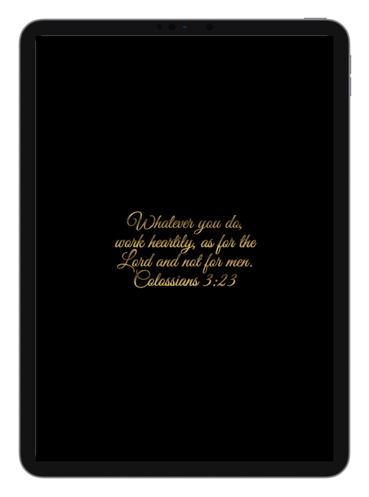 Luke 2:10-11 Colossians 3:23