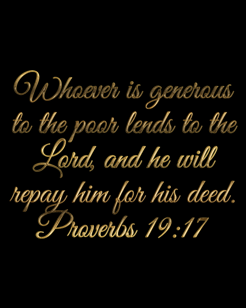 Proverbs 19:17