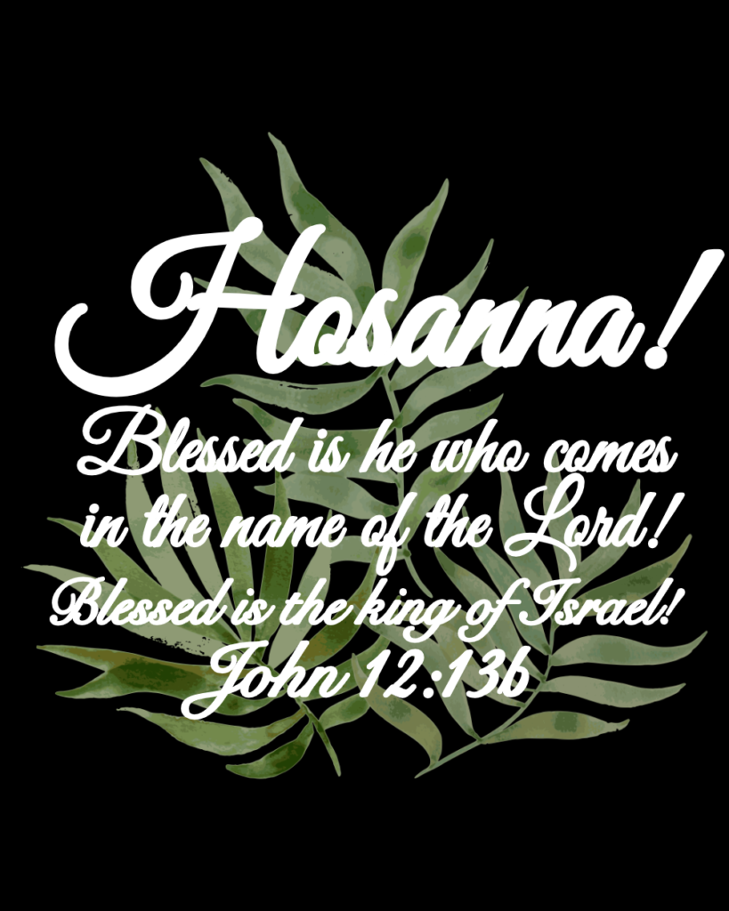 John 12:13b