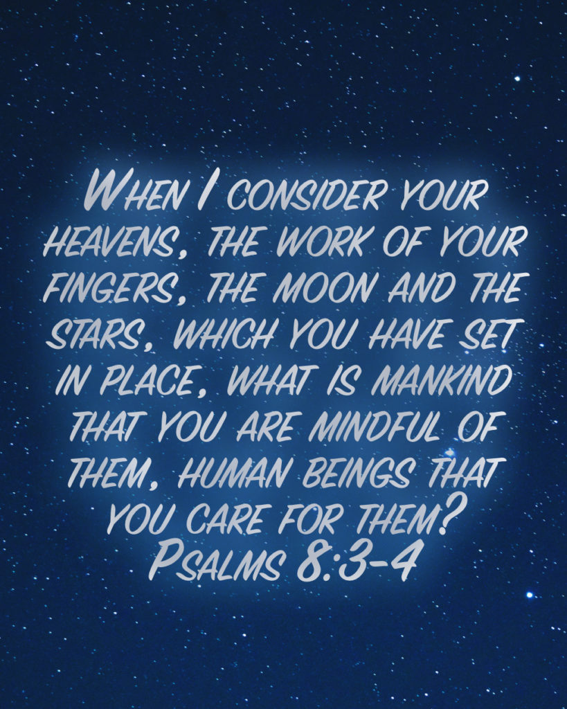 Psalms 8:3-4