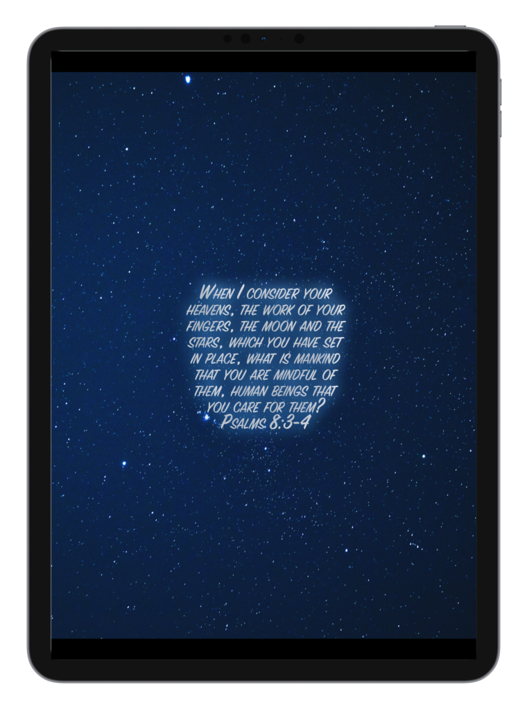 Luke 2:10-11 Psalms 8:3-4