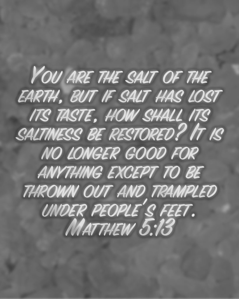 Matthew 5:13