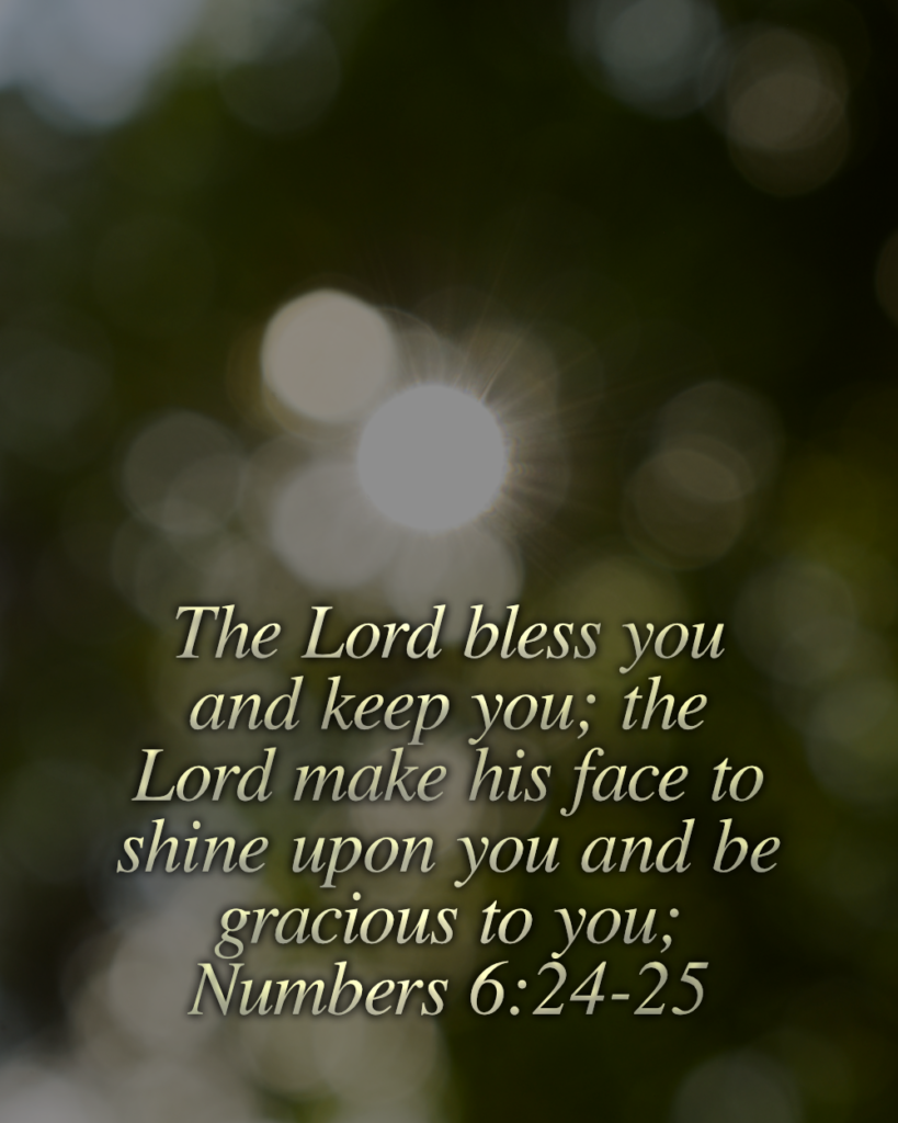 Numbers 6:24-25