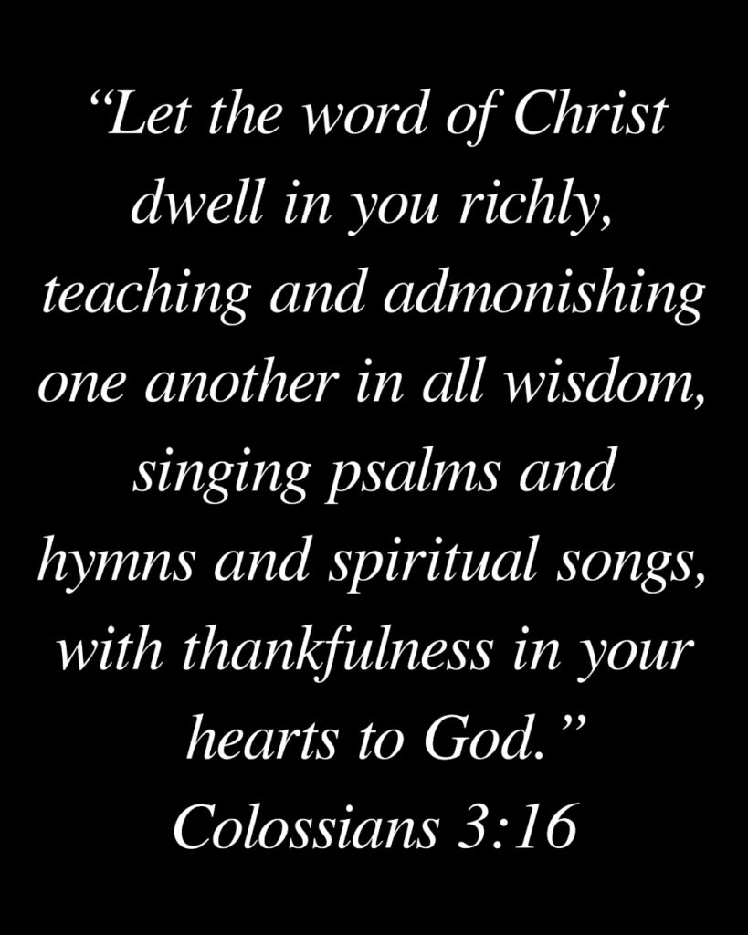 Colossians 3:16