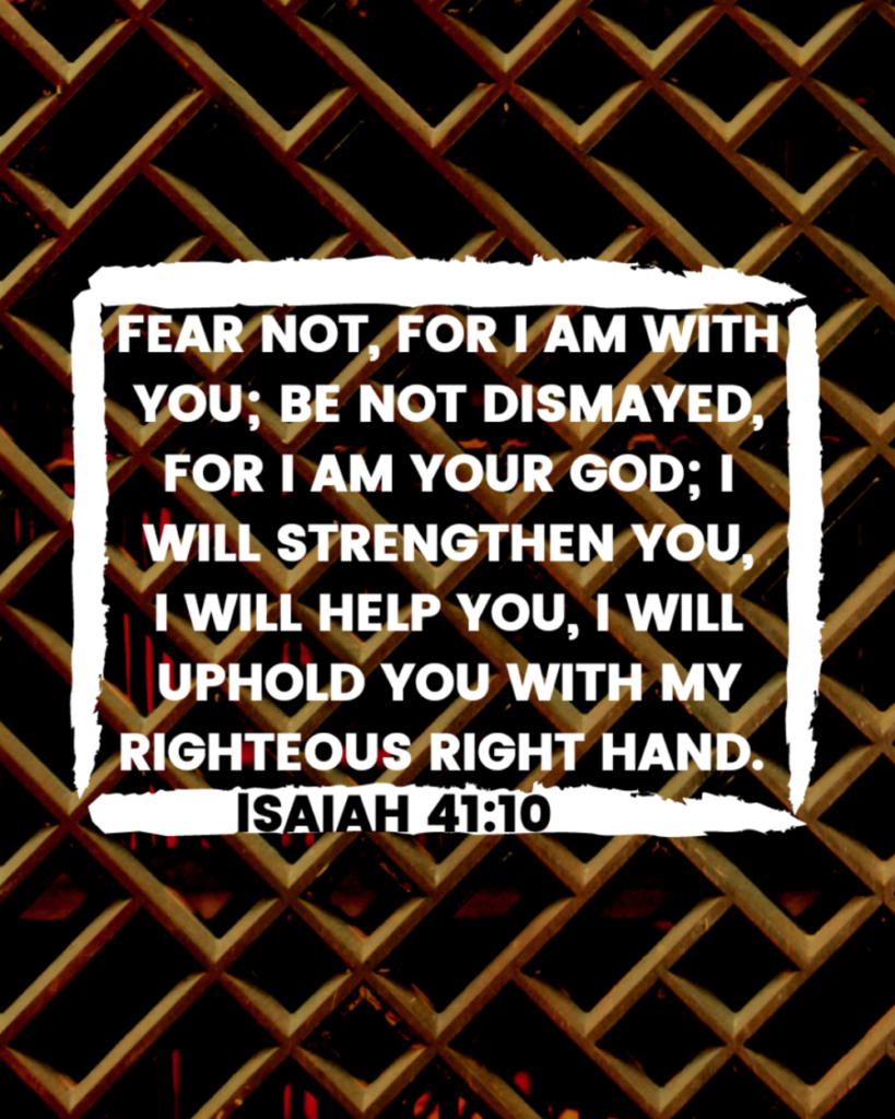 Isaiah 41 10