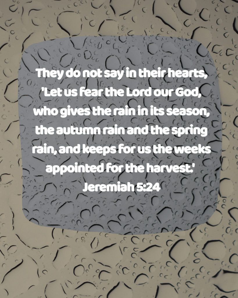 Jeremiah 5 24