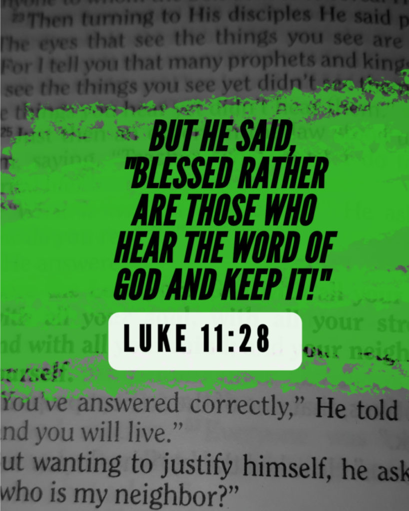 Luke 11 28