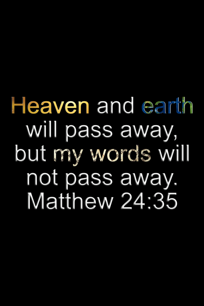 Matthew 24:35