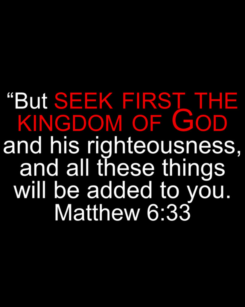Matthew 6:33
