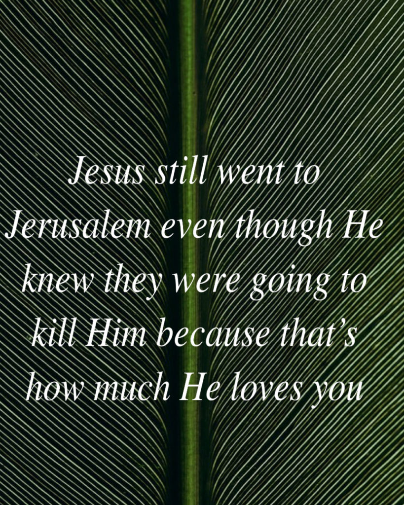 Palm sunday