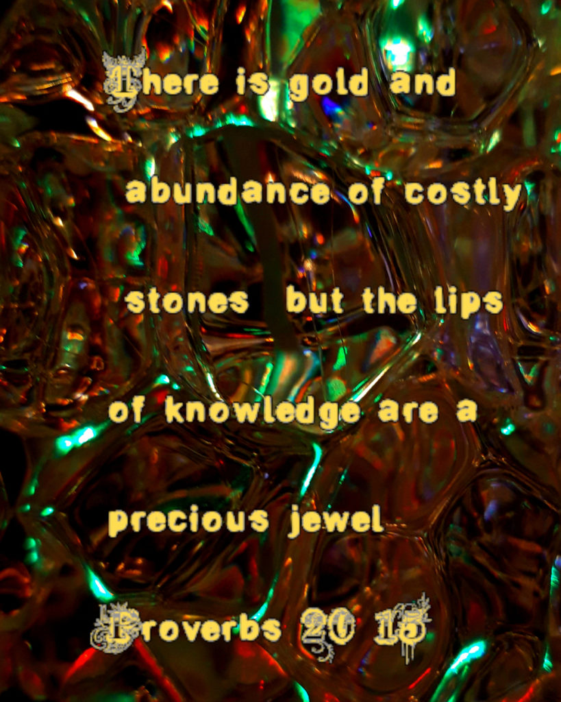 Proverb 20 15