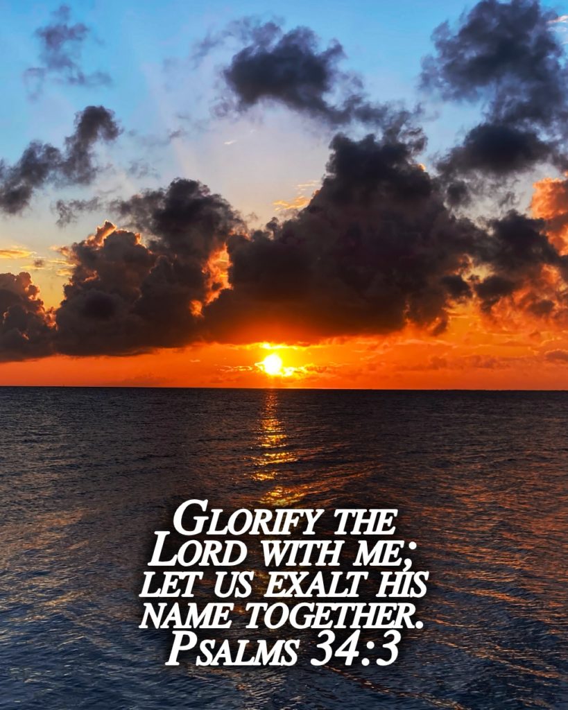 Psalms 34 3s