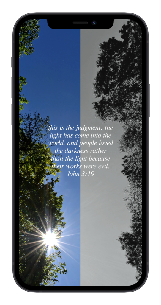 John 3 19 by Biblical Wallpapers