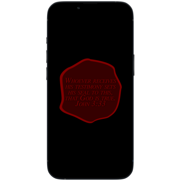 John 3:33 by Biblical Wallpapers