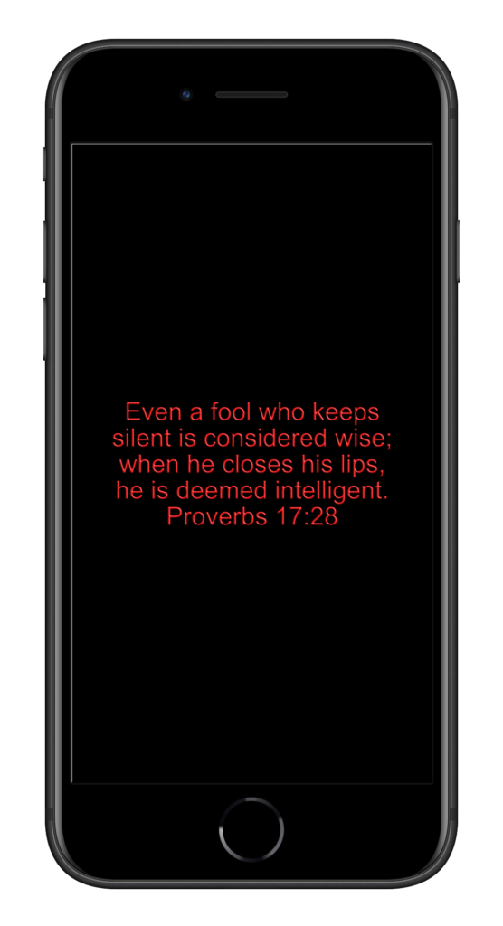 Proverbs 17:28 by Biblical Wallpapers Proverbs 17:28 by Biblical Wallpapers