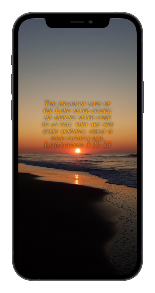 Lamentations 3:22-23