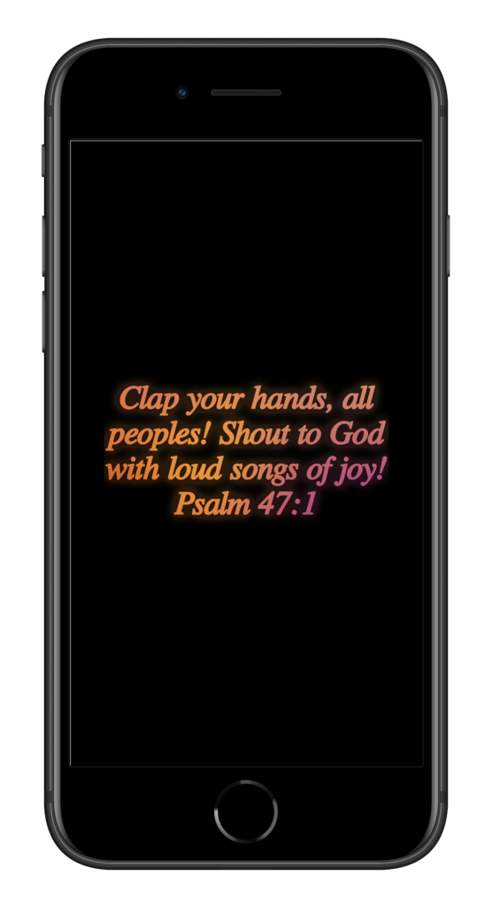 Luke 2:10-11 Psalms 47:1
