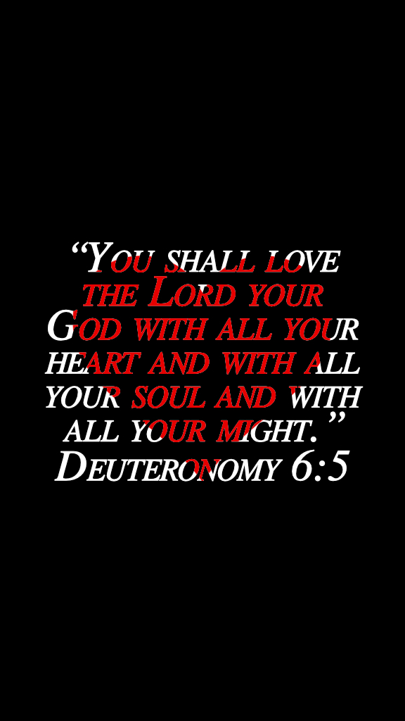 Deuteronomy 6 5mh