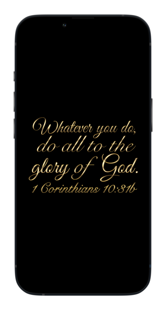 1 Corinthians 10:31b