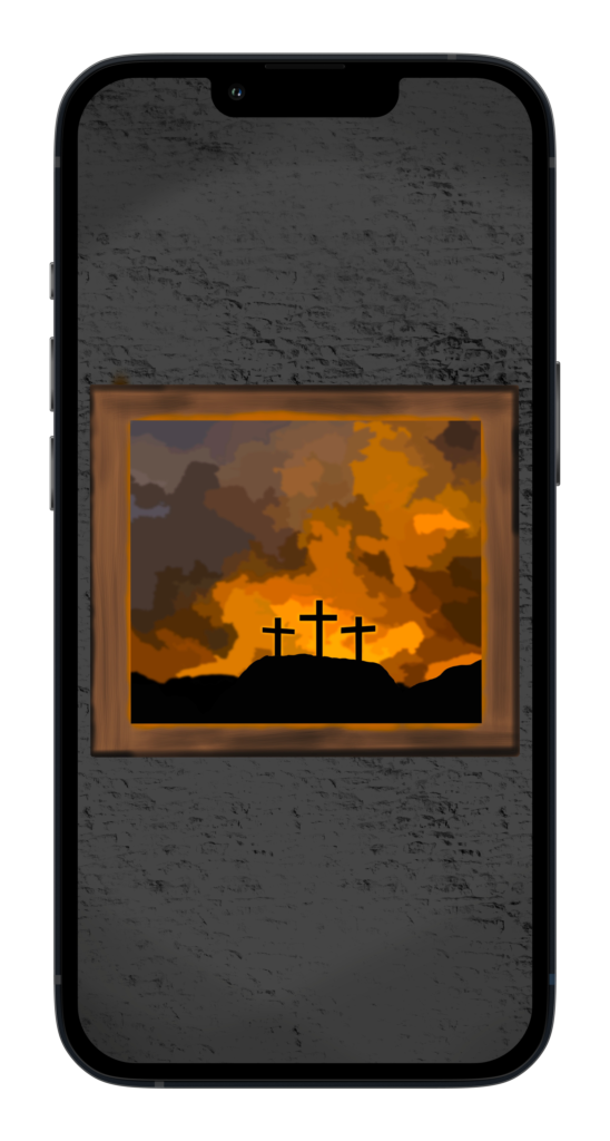 Window toward the cross