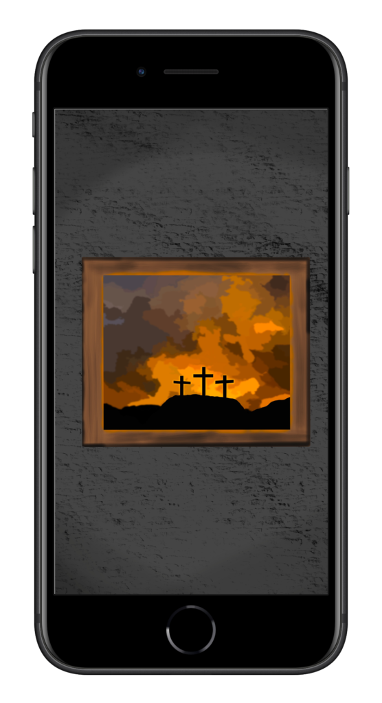 Window towards the cross