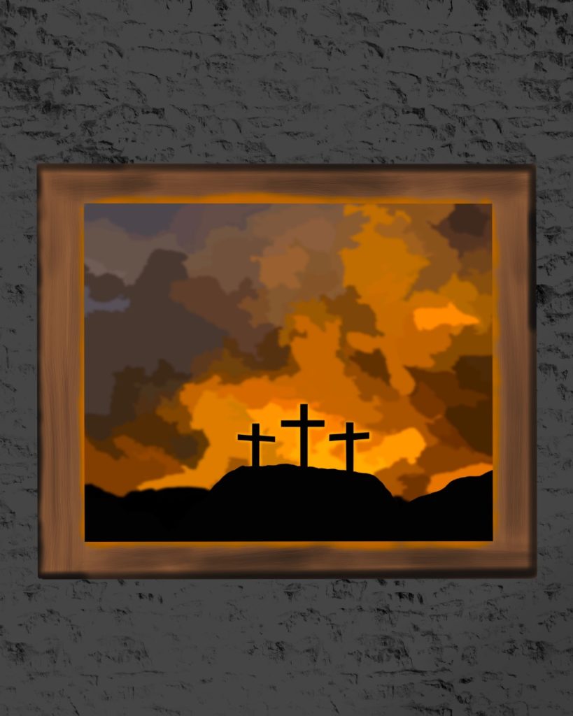 Window toward the cross