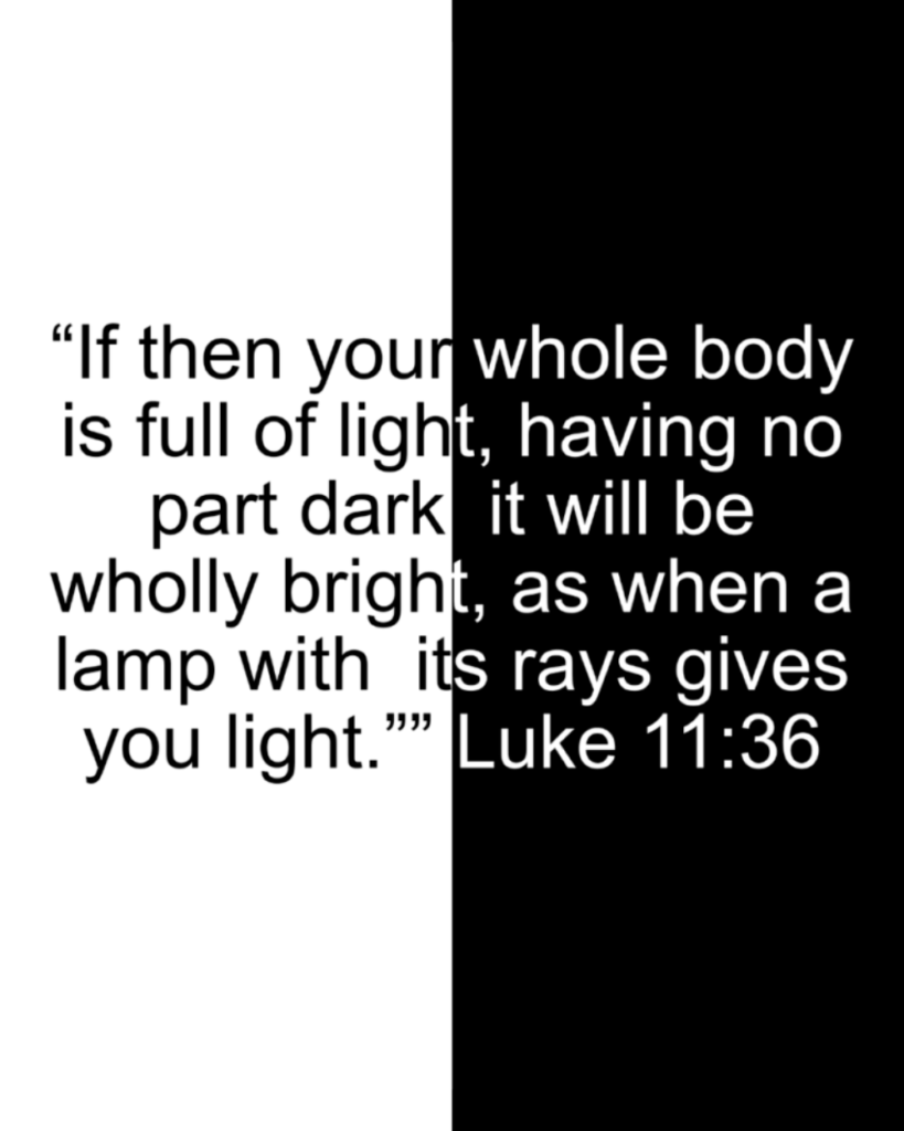 Luke 11 36