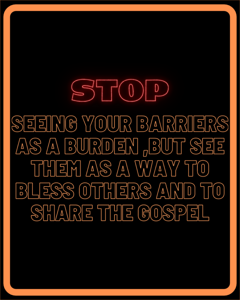 Your Barriers are not Burdens