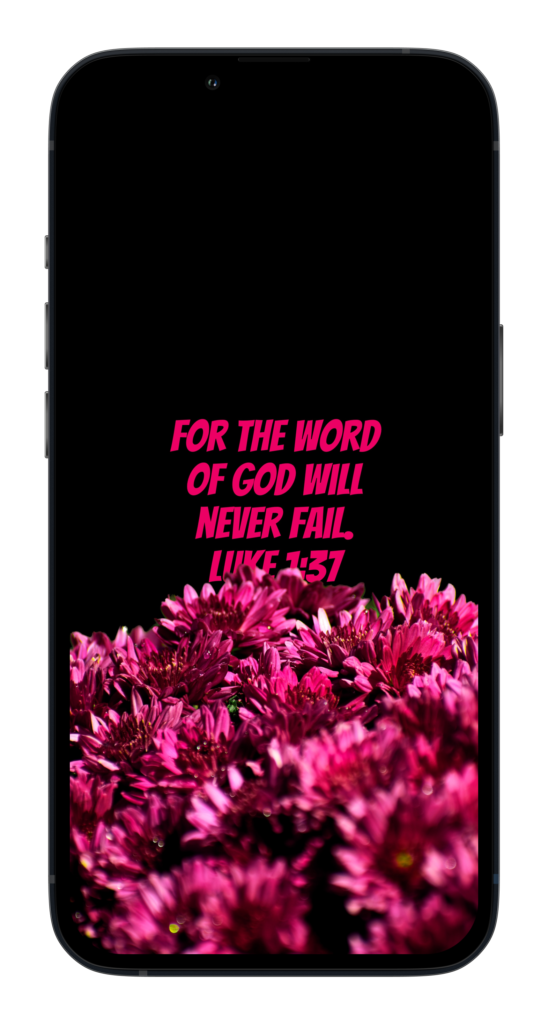 “For the word of God will never fail.””
‭‭Luke‬ ‭1:37‬ 